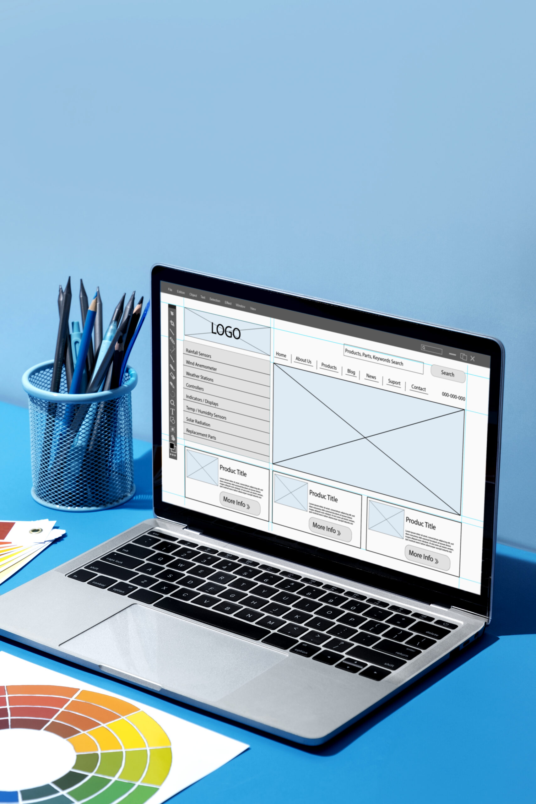 Wireframing and Designing